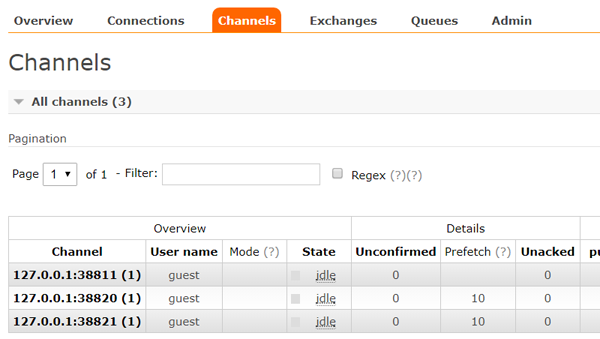 channels for chained services